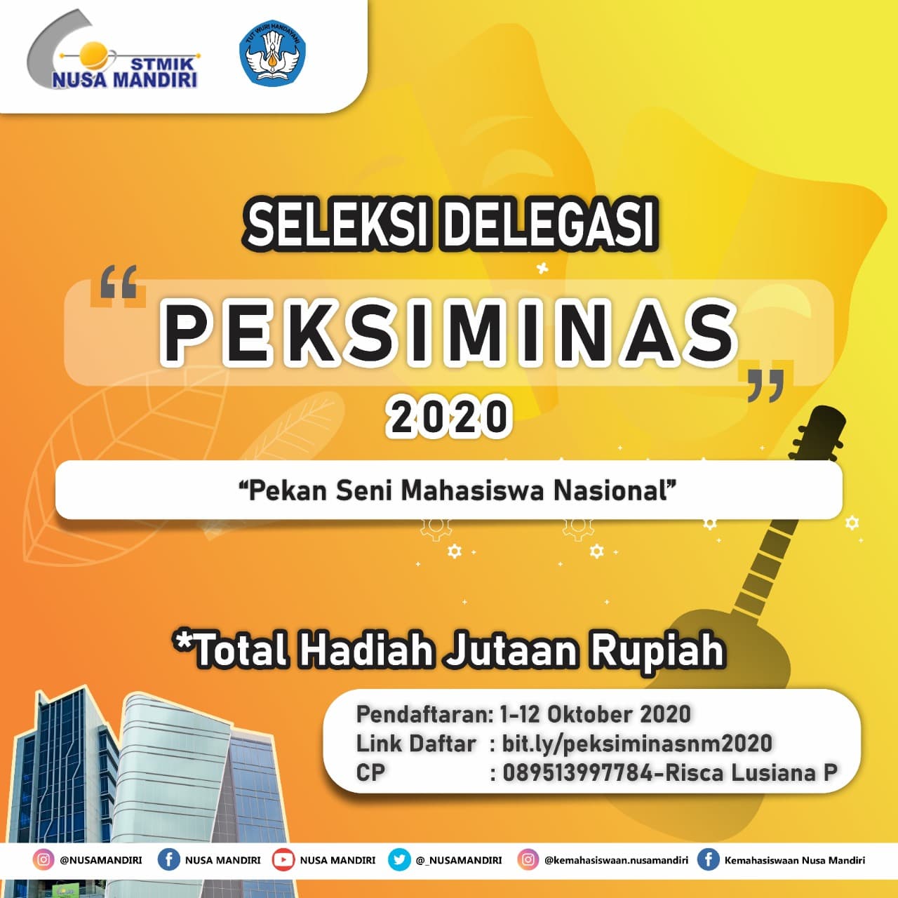 STMIK Nusa Mandiri Siapkan Bibit Unggul Guna Ikuti Peksiminas-Kemendikbud