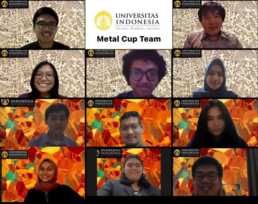 Mahasiswa FTUI Raih Juara Tiga Dunia di Kompetisi "Metal Cup" Gold Season