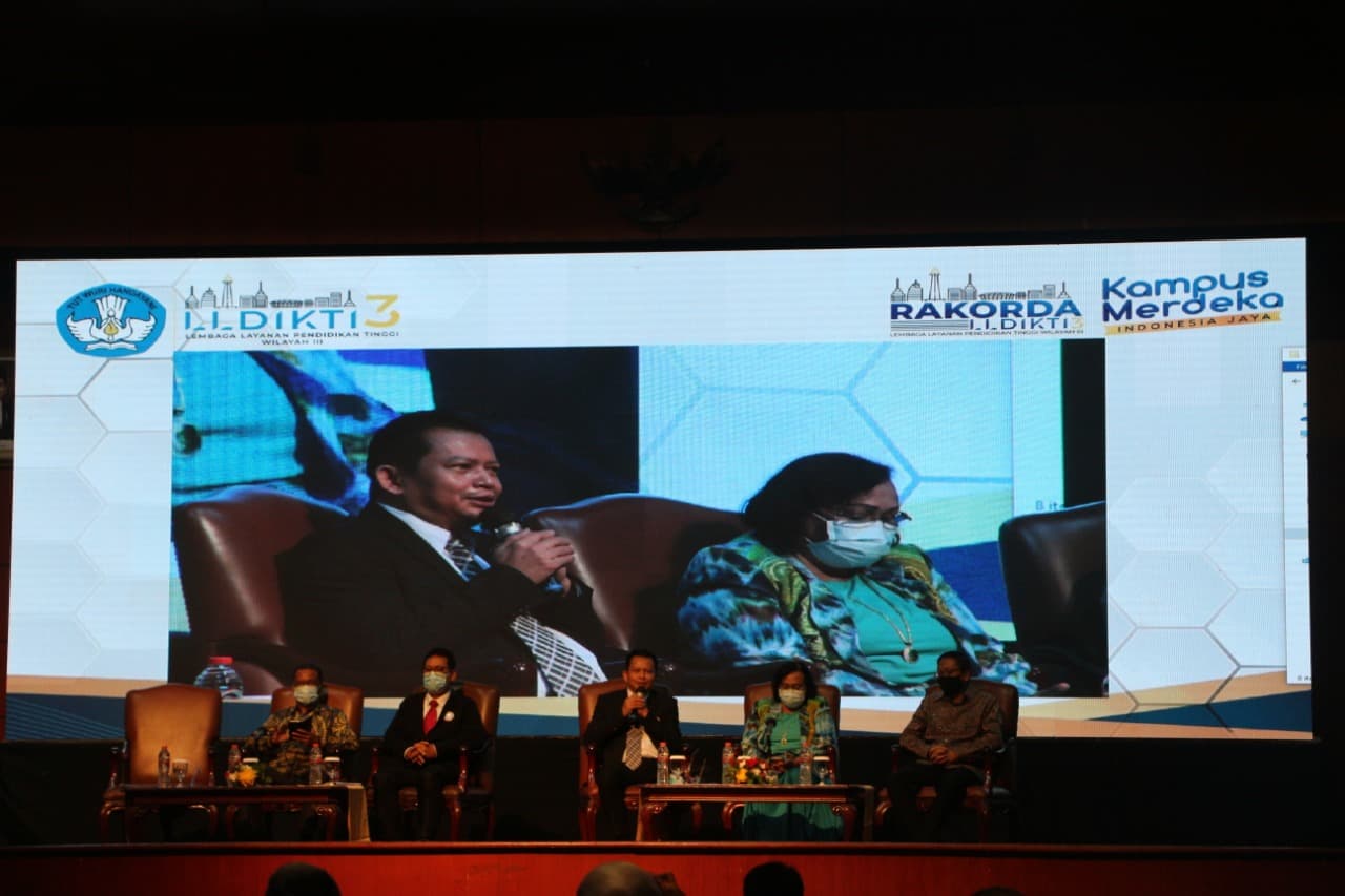 RAKORDA LLDIKTI WILAYAH III JAKARTA: IMPLEMENTASI KEBIJAKAN MERDEKA BELAJAR KAMPUS MERDEKA DALAM REKA CIPTA PEMULIHAN PANDEMI COVID-19