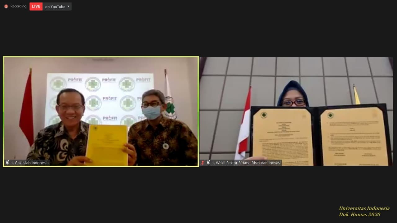 SIARAN PERS (PRESS RELEASE) UNIVERSITAS INDONESIA DAN GAKESLAB INDONESIA