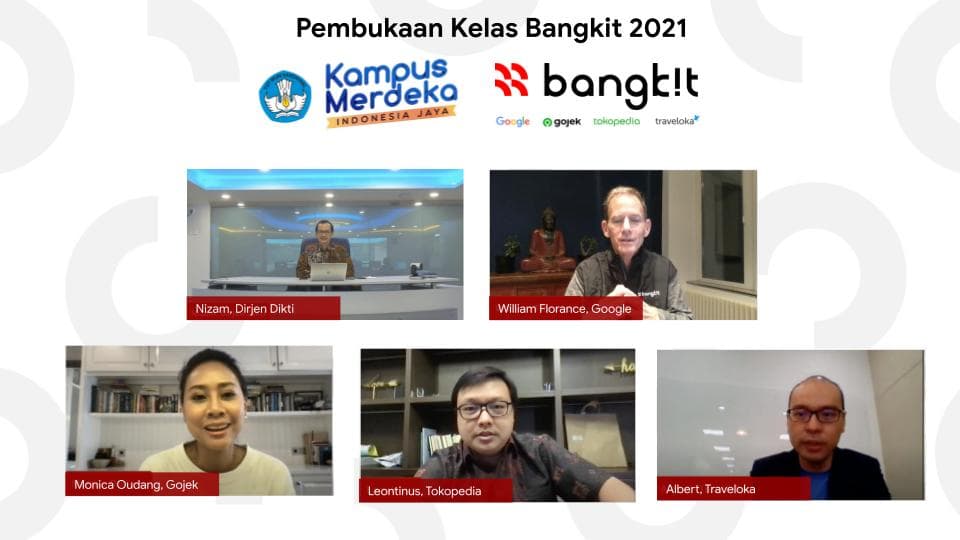Program Bangkit : Kolaborasi Kampus Merdeka dengan Google, Gojek, Tokopedia, Traveloka Resmi dimulai Hari Ini