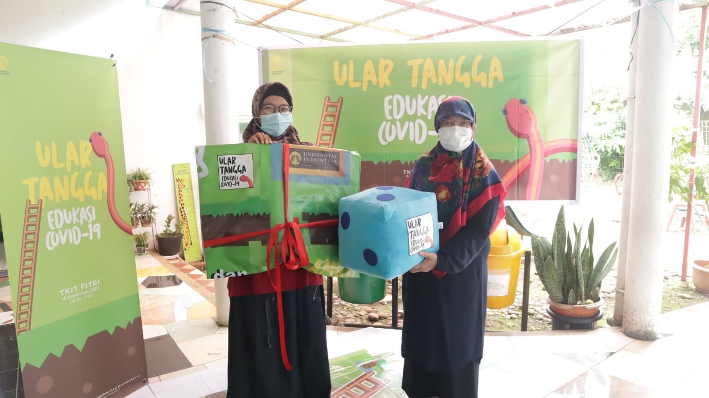 FKM UI Gencarkan Penyuluhan Edukasi COVID-19 di Depok Lewat Permainan Anak