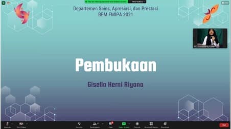BEM FMIPA IPB University Gebrak Semangat Berprestasi di Era Pandemi