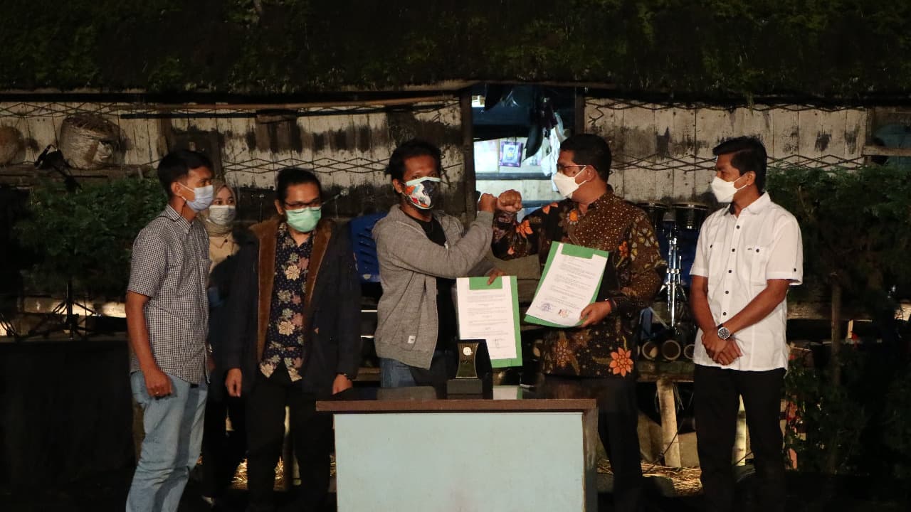 ISBI ACEH tampil pada Dokan Art Festival #4 di desa Budaya Dokan, Kabupaten Karo, Sumut