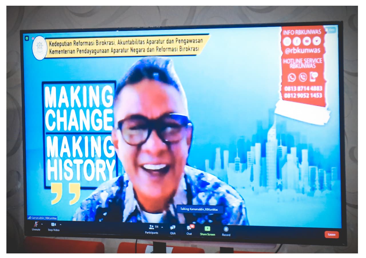 Kementerian PANRB Beri Kiat-Kiat Mewujudkan Implementasi Zona Integritas di Perguruan Tinggi.