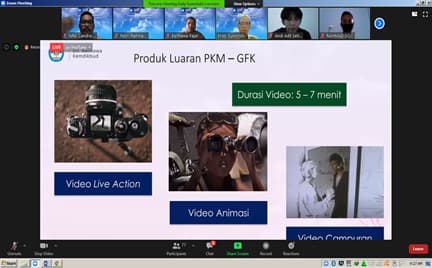 TIM PKM "GFK" MAHASISWA PRODI FILM DAN TELEVISI ISI SURAKARTA LOLOS HIBAH PKM NASIONAL TAHUN 2021