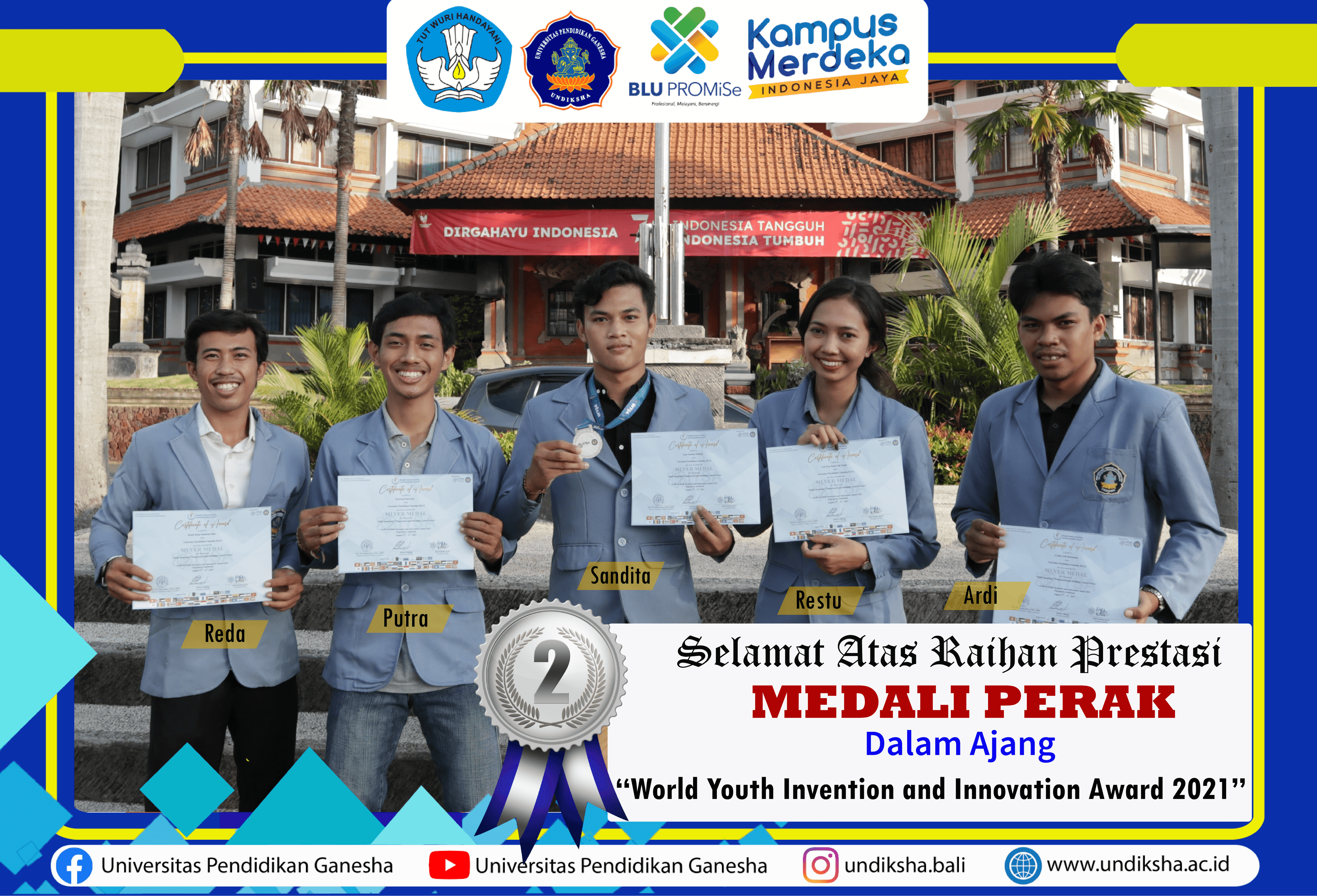 Inovasi “Matic-Kumbung” Antarkan Undiksha Raih Juara Tingkat Internasional