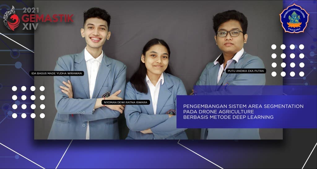 Garap Pengembangan Area Segmentation pada Drone Agriculture, Mahasiswa Undiksha Raih Juara II di Gemastik