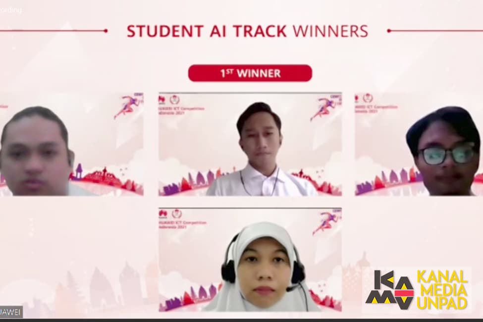 Tiga Mahasiswa FMIPA Unpad Juarai Huawei ICT Competition 2021