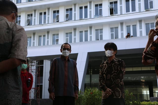 Tangkapan Lensa_Kunjungi UMY, Plt. Dirjen Diktiristek Pastikan Kesiapan Penyelenggaraan Pembelajaran Tatap Muka (12/12).