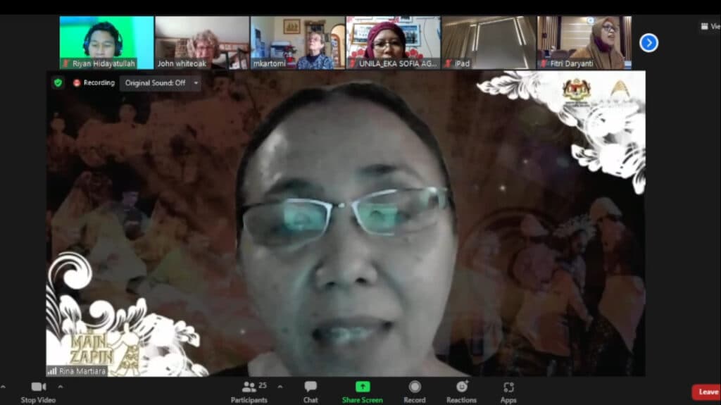 Dosen Jurusan Tari Menjadi Pembicara dalam International Conference and Cultural Event of Lampung 2021/ICCE Lampung 2021 oleh Monash University