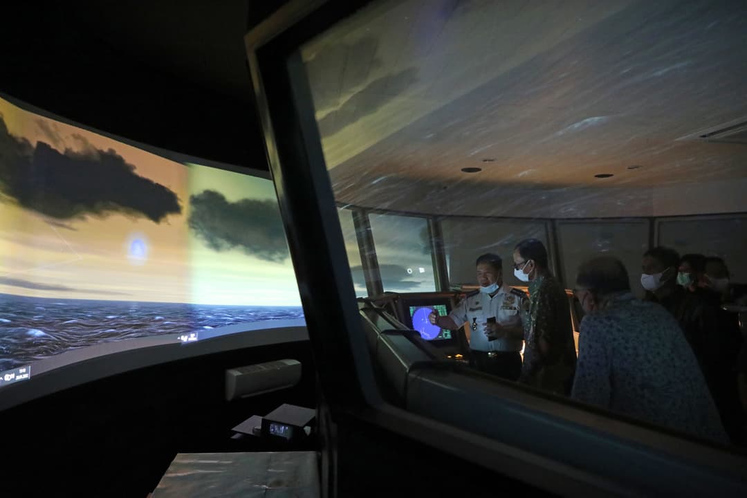 Tangkapan Lensa-Kunjungan Kerja plt. Dirjen Diktiristek di Politeknik Maritim AMI Makassar (POLIMARIM)