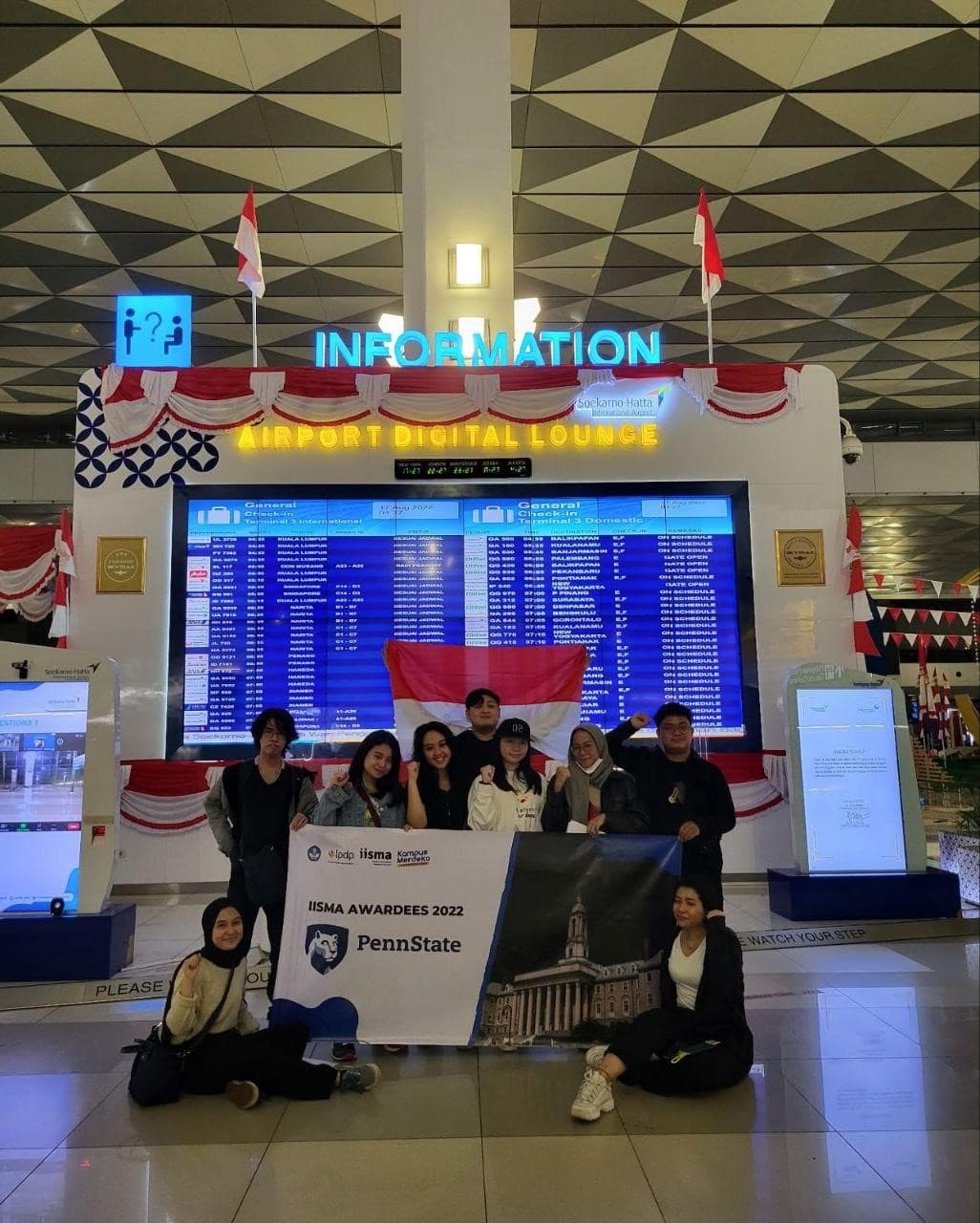 10 Awardee Program IISMA Tahun 2022 diberangkatkan ke Penn State University
