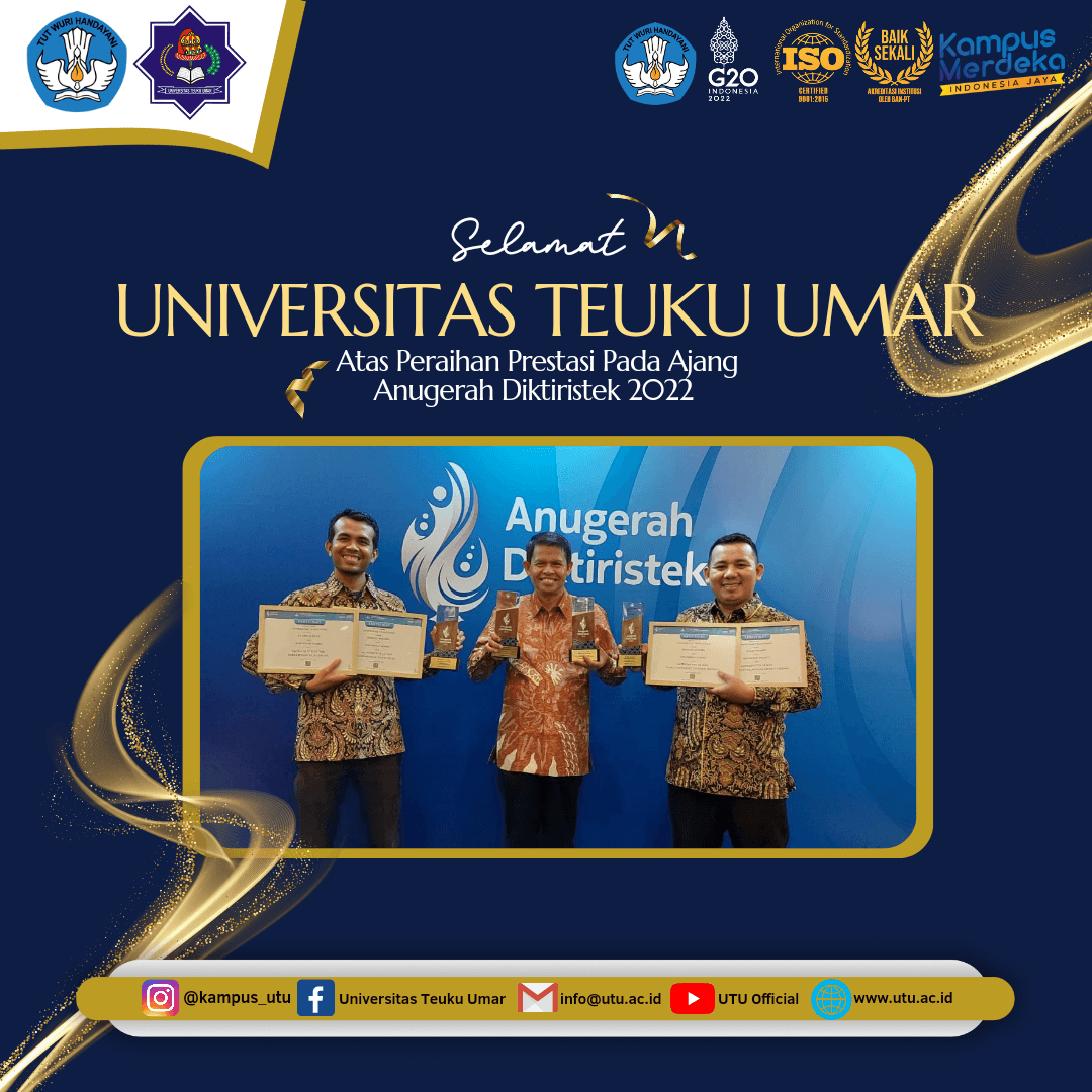 UTU Raih Empat Penghargaan Anugerah Diktiristek 2022
