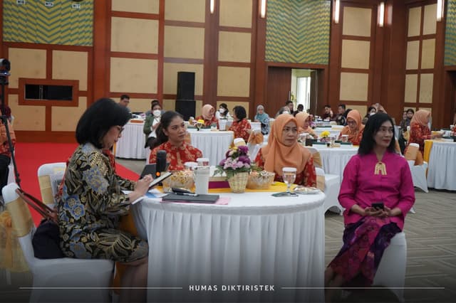 Tangkapan Lensa-Dharma Wanita Persatuan Ditjen Diktiristek Dukung Implementasi Permendikburistek PPKS