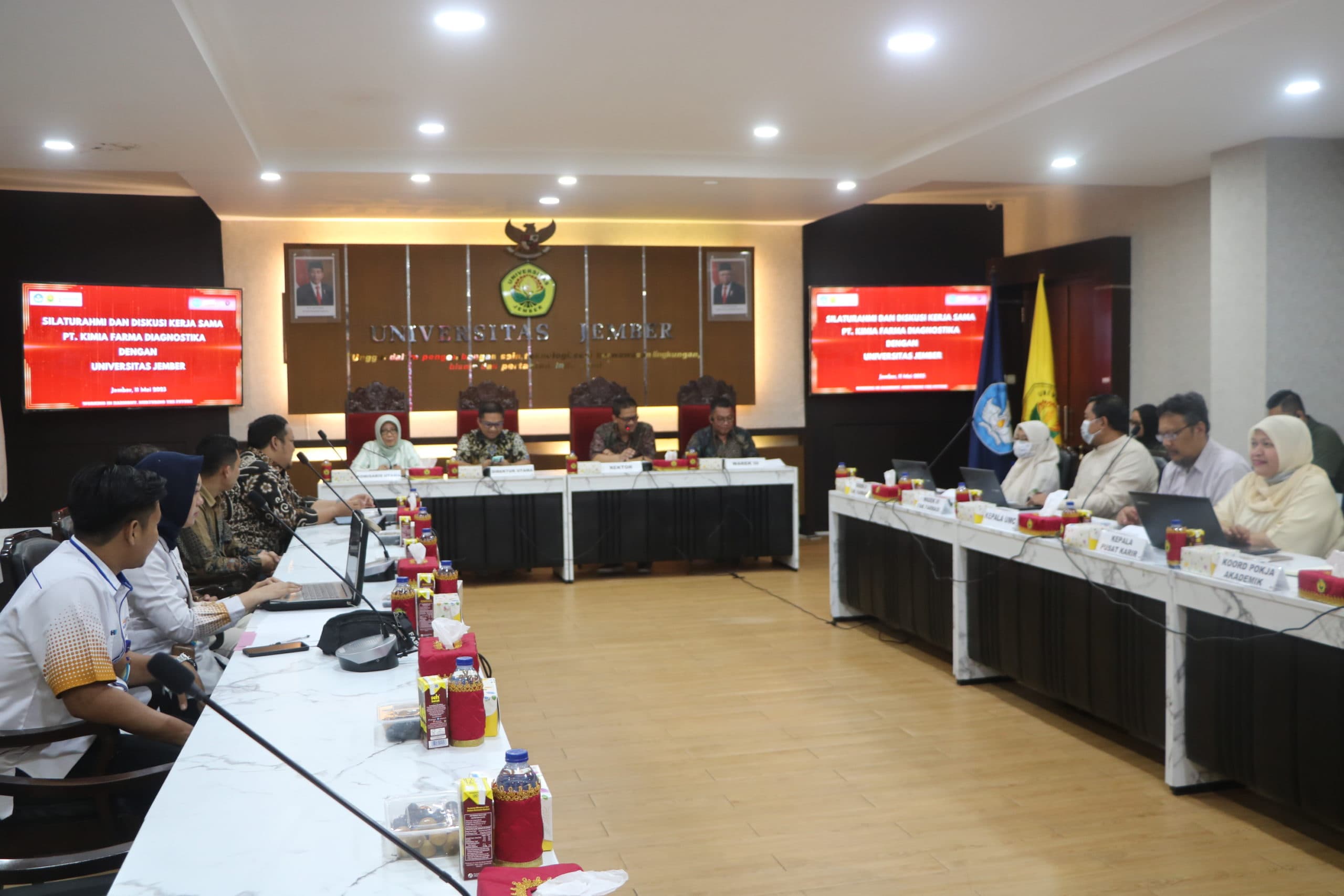 Direktur Utama PT. Kimia Farma Diagnostika Paparkan Konsep Kerjasama Ke Rektor UNEJ