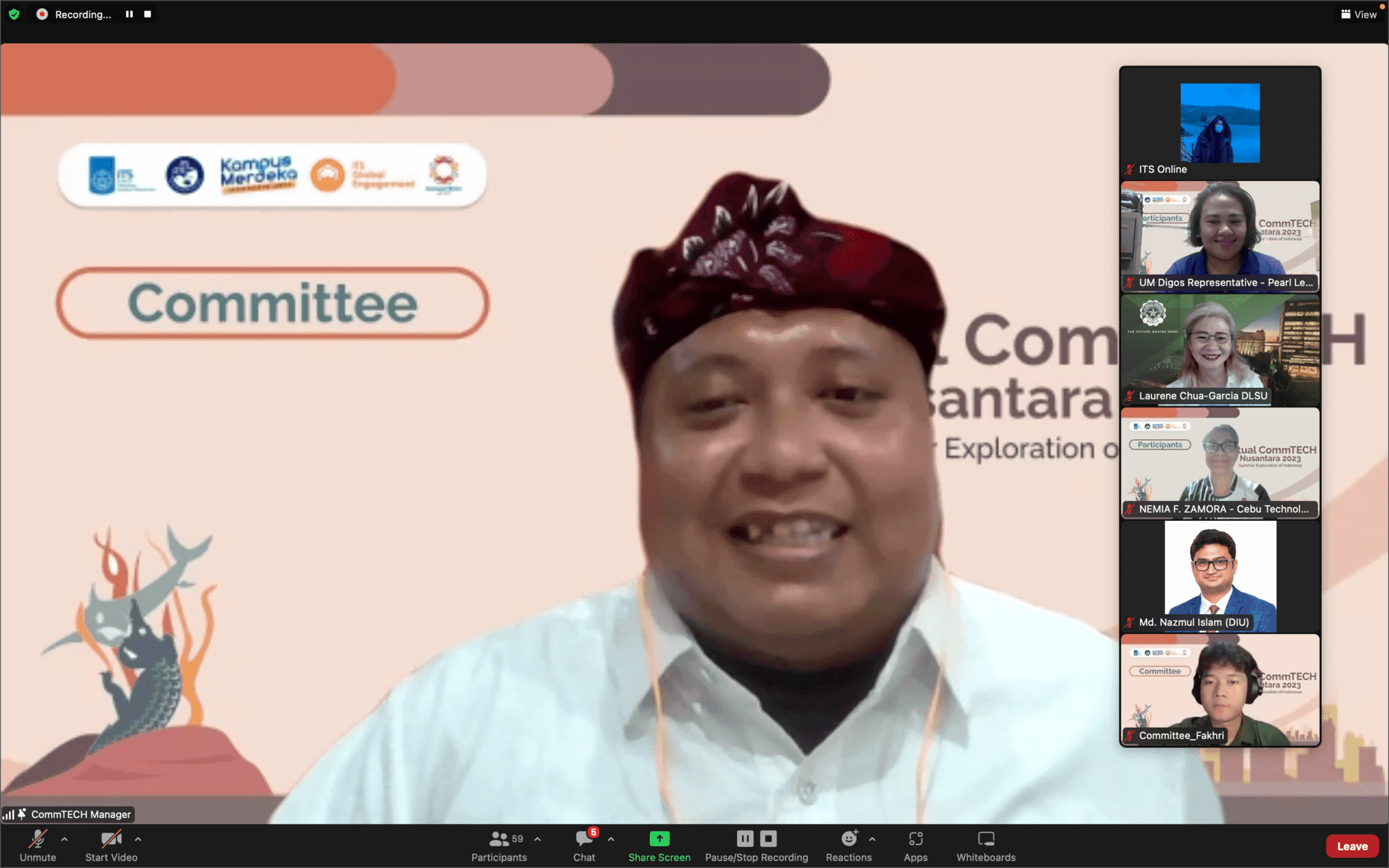 Perkenalkan Indonesia, ITS Hadirkan Virtual CommTECH Nusantara 2023