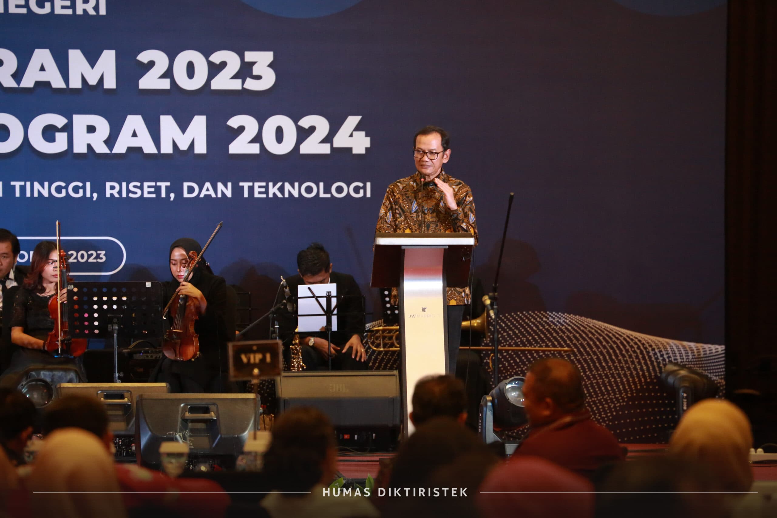 DITJEN DIKTIRISTEK TARGETKAN PERGURUAN TINGGI NEGERI UNTUK OPTIMALKAN PELAKSANAAN PROGRAM TAHUN 2024