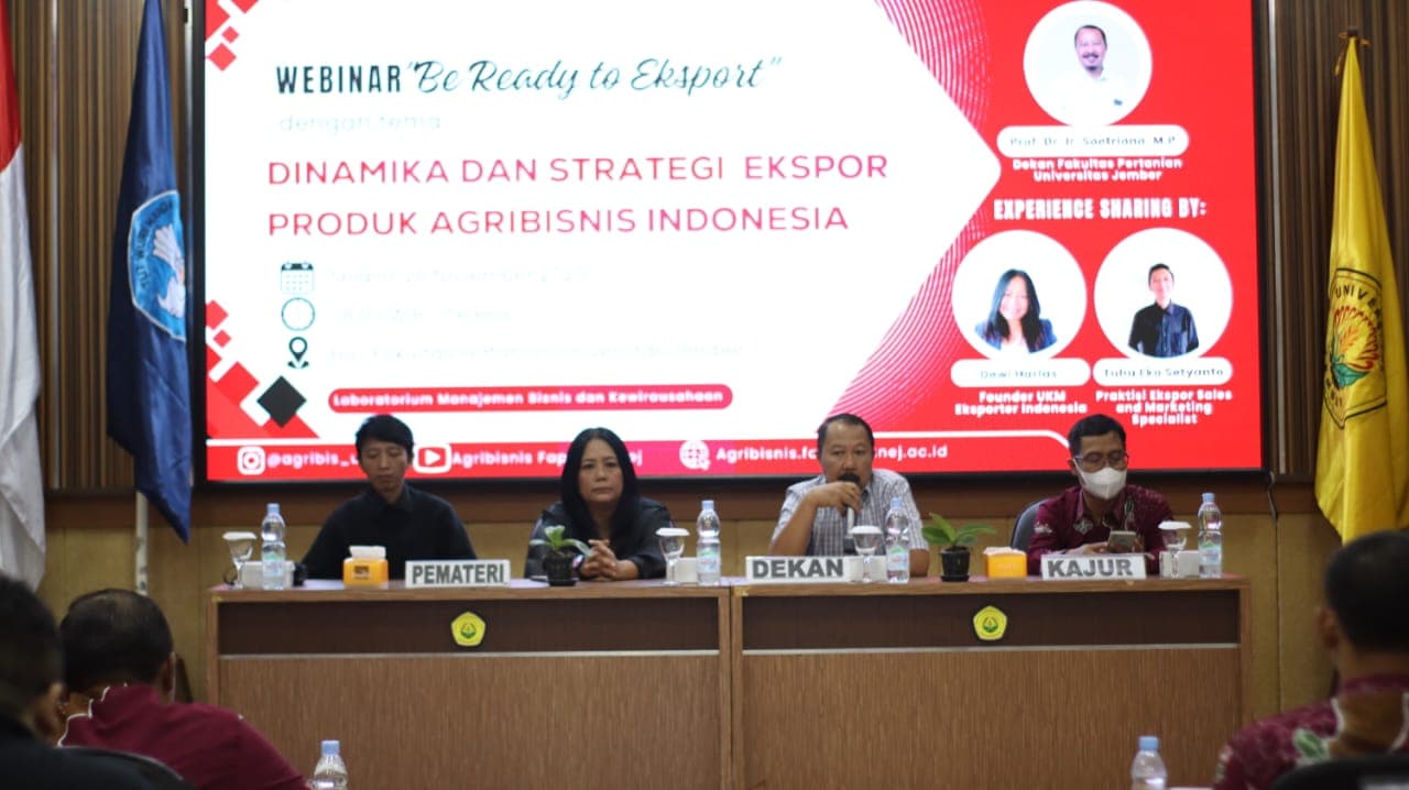Fakultas Pertanian Universitas Jember, Gandeng UMKM dan Mahasiswa Wirausaha Bidang Pertanian Jajaki Pasar Internasional