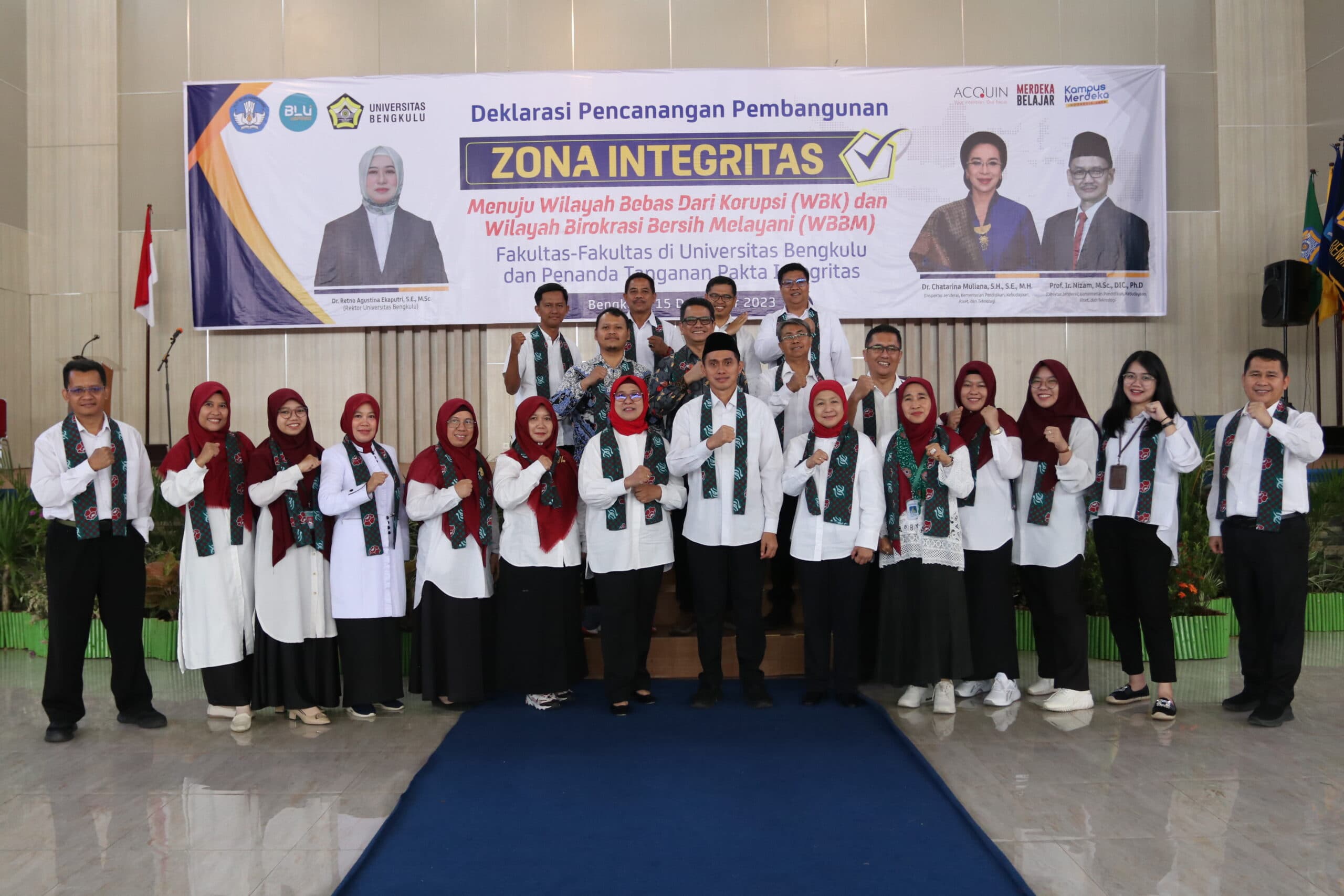 UNIB Canangkan Pembangunan Zona Integritas Seluruh Fakultas