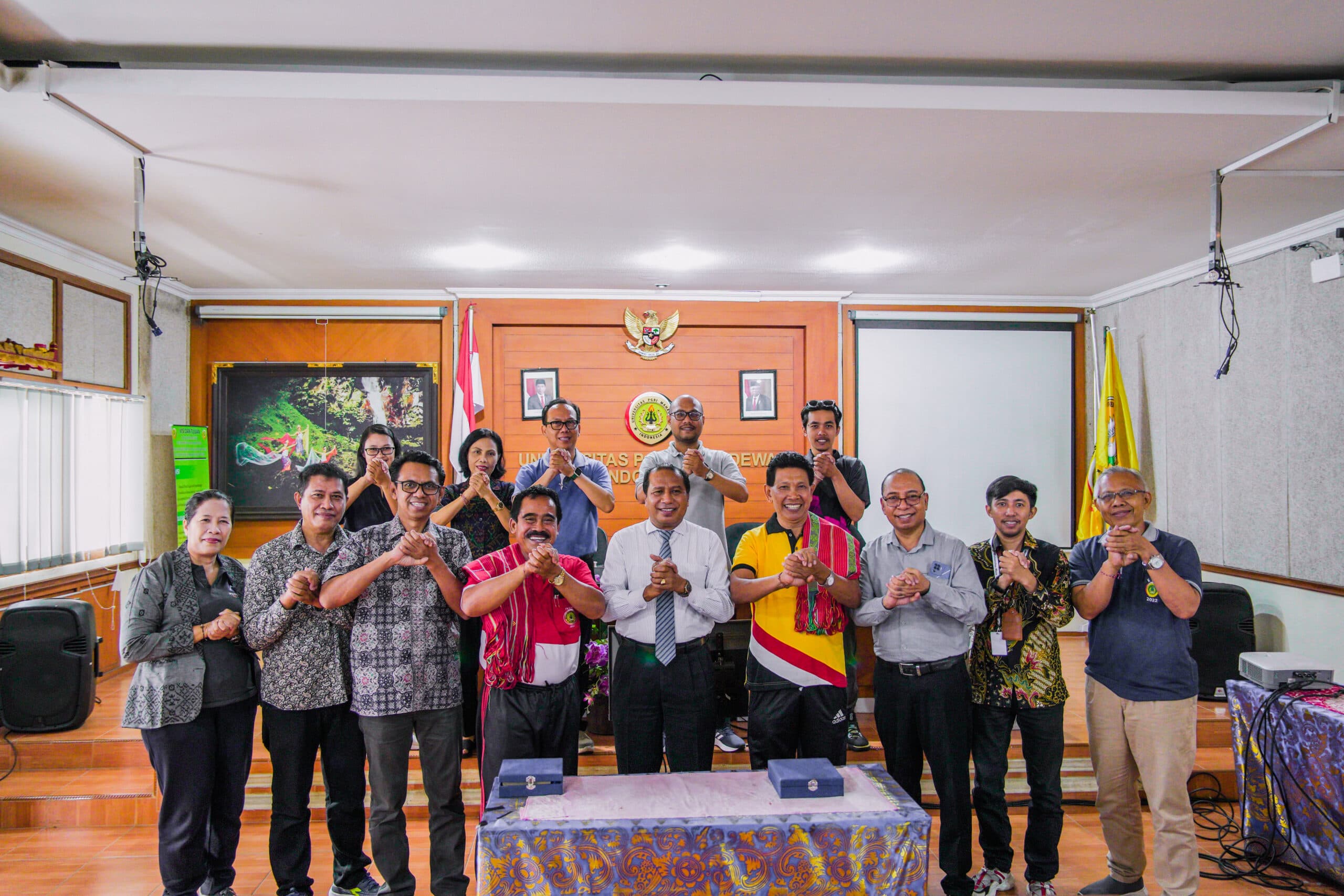 FKIP Undana Teken PKS dengan FST dan FIS Universitas PGRI Mahadewa Indonesia