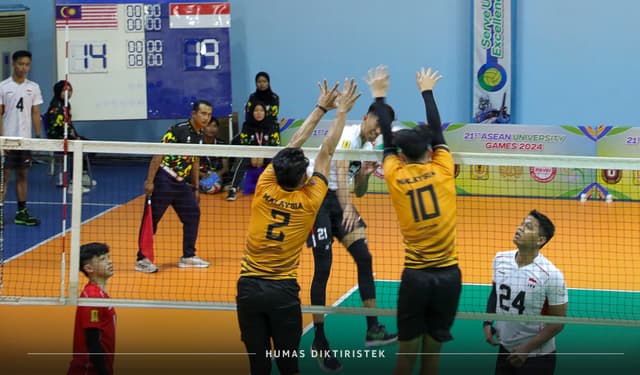 Pertandingan dalam pelaksanaan AUG (ASEAN University Games) 2024 Surabaya.(26/6).