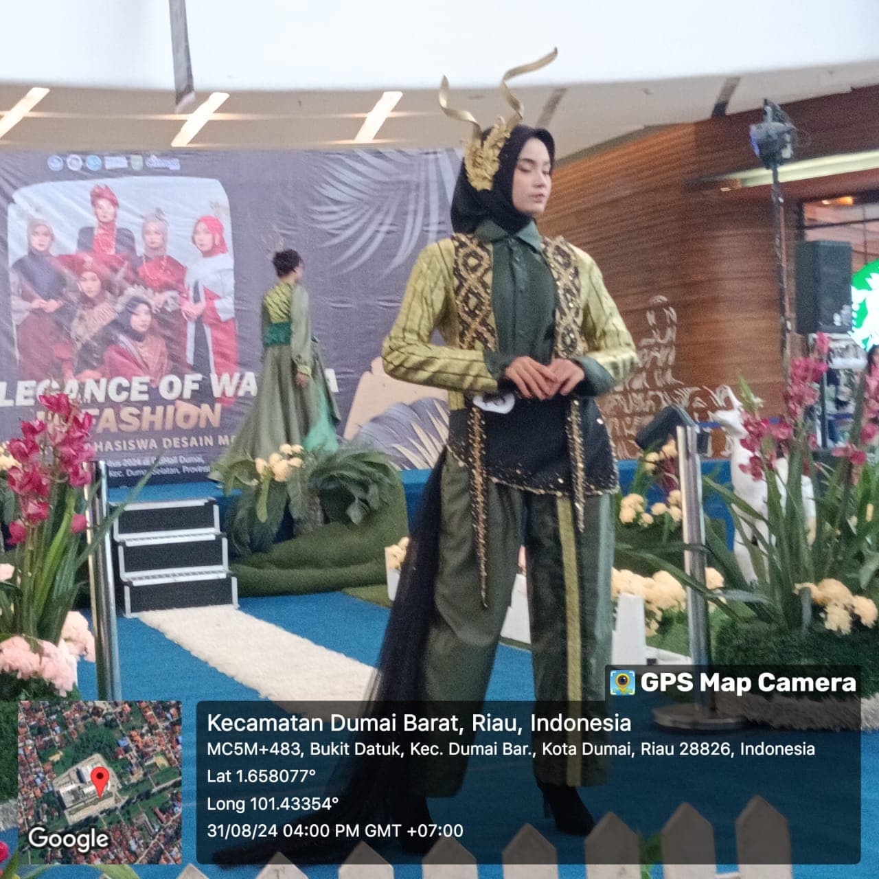 ISI Padang Panjang Gelar Gebyar Karya Mahasiswa Desain Mode 2024 di Kota Dumai: "The Elegance of Wastra in Fashion"
