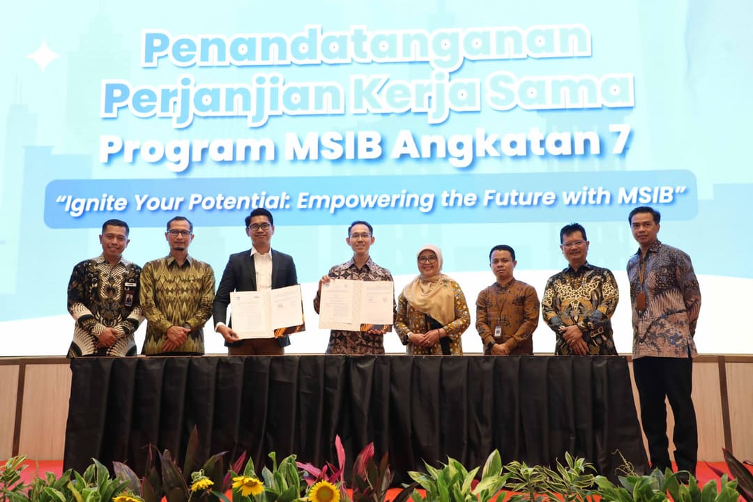 Penandatanganan PKS Magang dan Student Indepeden Bersertifikat Batch 7