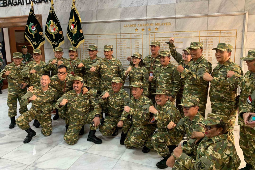 Menteri dan Wakil Menteri Pendidikan Tinggi, Sains, dan Teknologi Mengikuti Pembekalan Kabinet Merah Putih di Akademi Militer, Magelang