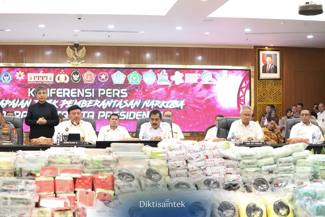 Rakor Tingkat Menteri Pembahasan Pencapaian Desk Pemberantasan Narkoba