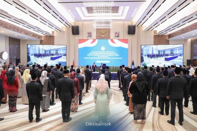 Pelantikan Pejabat di Lingkungan Kementerian Pendidikan Tinggi, Sains, dan Teknologi tahun 2025