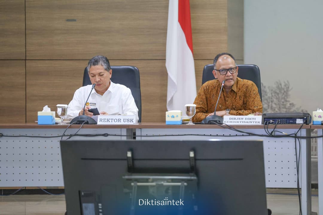 Kunjungan Dirjen Dikti Kemendiktisaintek di Universitas Syiah Kuala