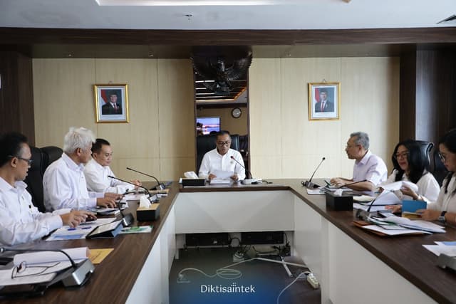 Audiensi Mendiktisaintek dengan Badan Pengawasan Tenaga Nuklir (BAPETEN)