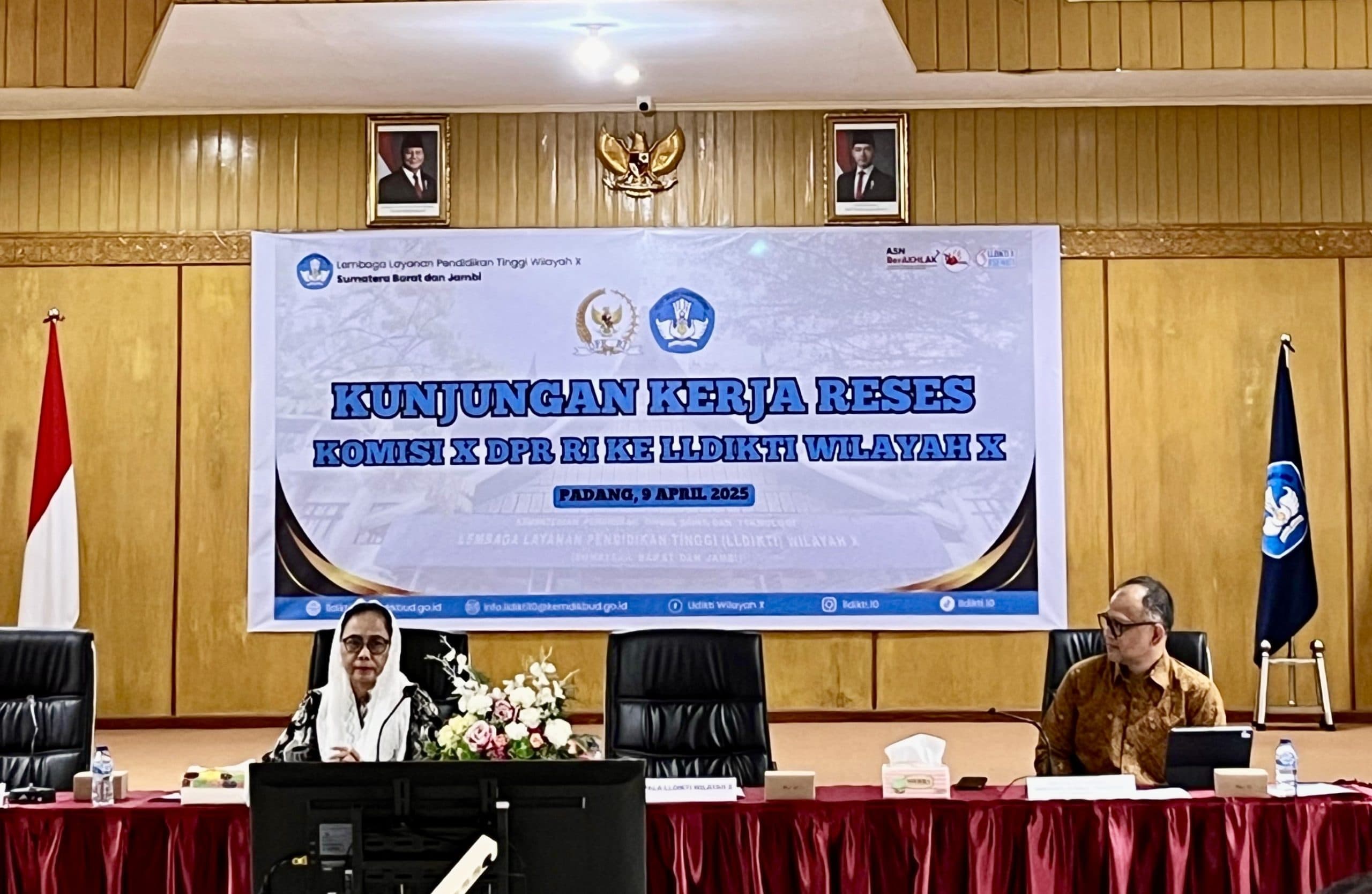 Dirjen Dikti dan Komisi X DPR RI Tampung Aspirasi Pendidikan di Sumatera Barat