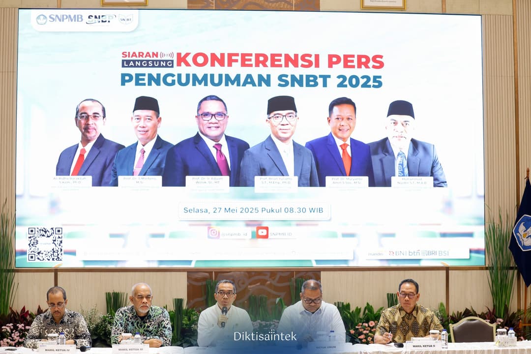 Konferensi Pers Pengumuman SNBT 2025