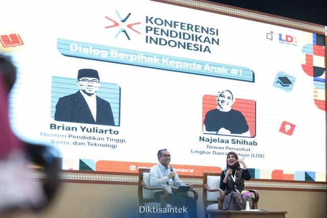 Mendiktisaintek Menghadiri Konferensi Pendidikan Indonesia