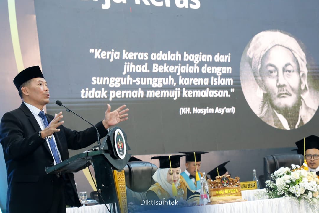 Orasi ilmiah Wakil Menteri Diktisaintek Prof Dr. Fauzan, M.Pd di Universitas islam Kadiri UNISKA, Kediri