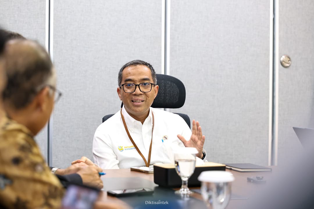 Mendiktisaintek Audiensi dengan Media RRI, TVRI dan ANTARA