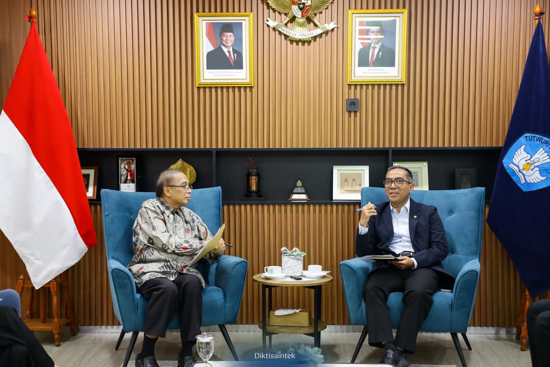 Mendiktisaintek Beraudiensi dengan Dubes Indonesia Untuk Amerika Prof. Dwisuryo Indroyono Soesilo