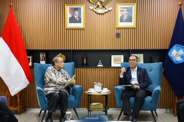 Mendiktisaintek Beraudiensi dengan Dubes Indonesia Untuk Amerika Prof. Dwisuryo Indroyono Soesilo