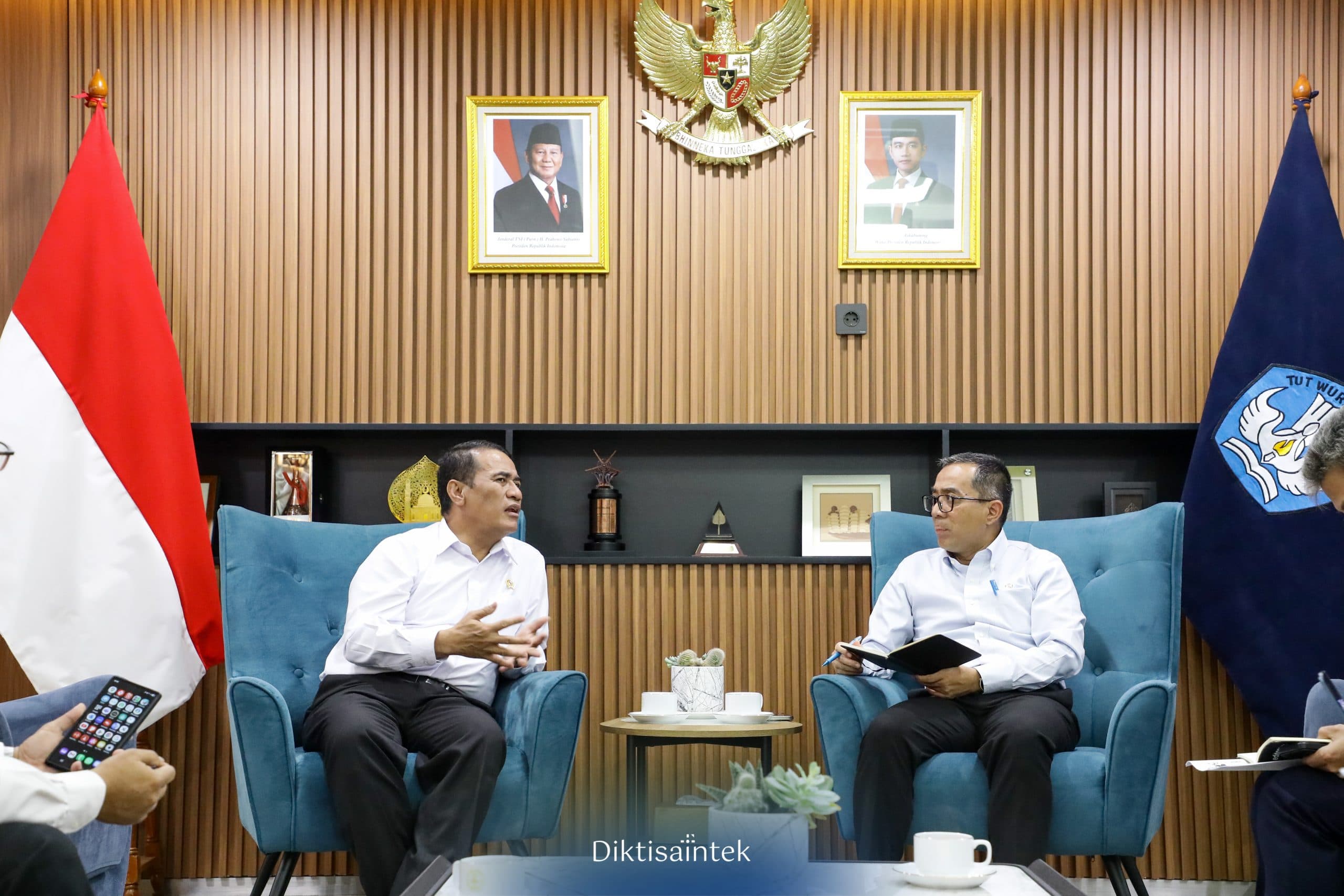 Kemdiktisaintek-Kementan Bahas Potensi Kolaborasi Pembibitan dan Irigasi Berbasis Riset