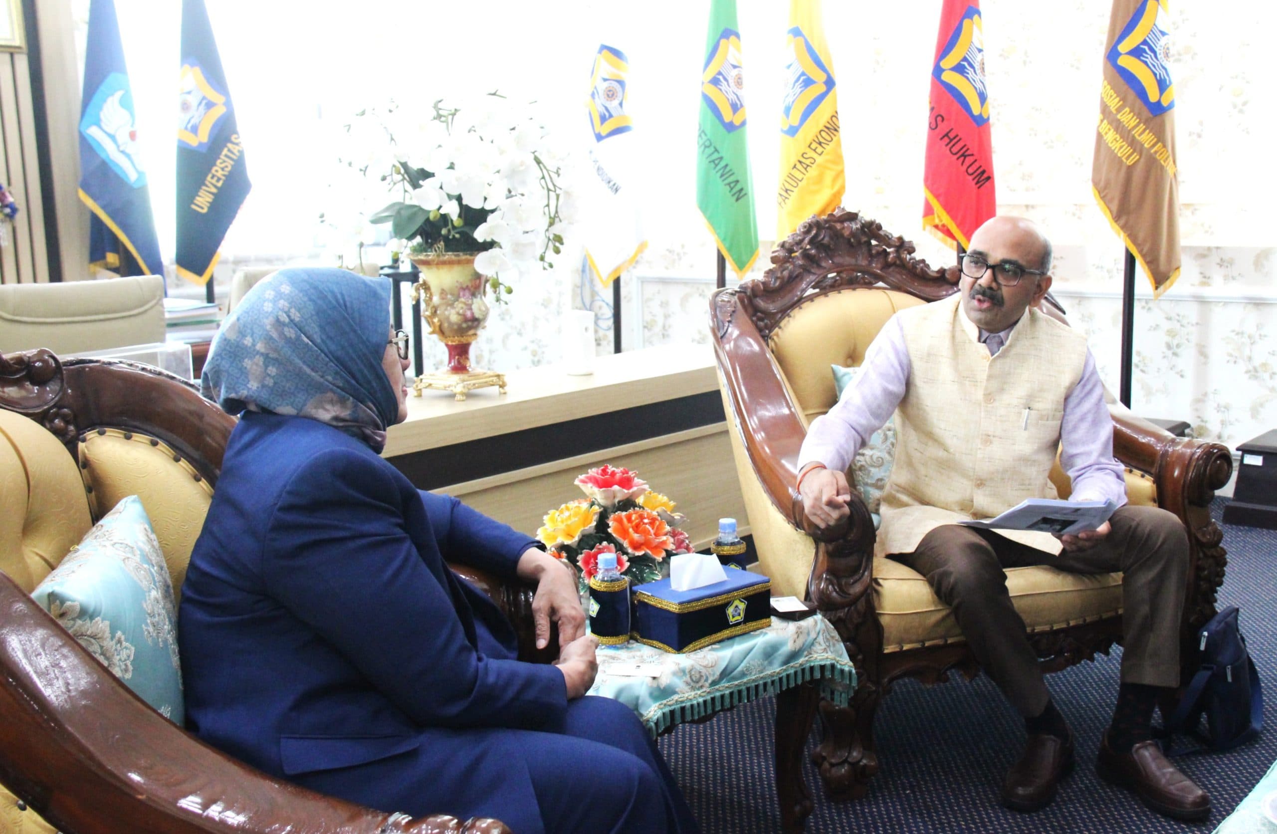 Konsul Jenderal India Kunjungi Unib, Bahas Penguatan Kerja Sama Pendidikan dan Budaya