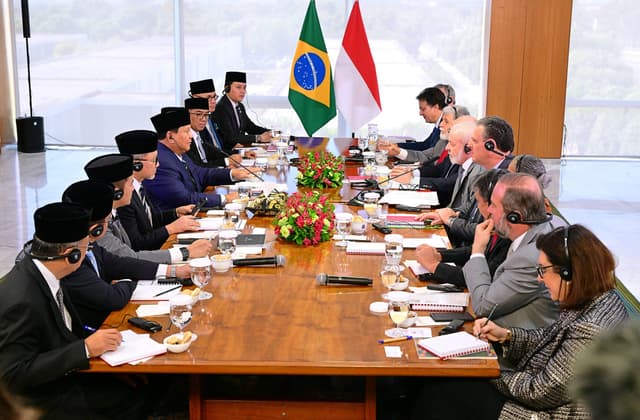 Mendiktisaintek Mendampingi Presiden Prabowo Subianto Kunjungan Kenegaraan ke Brasil