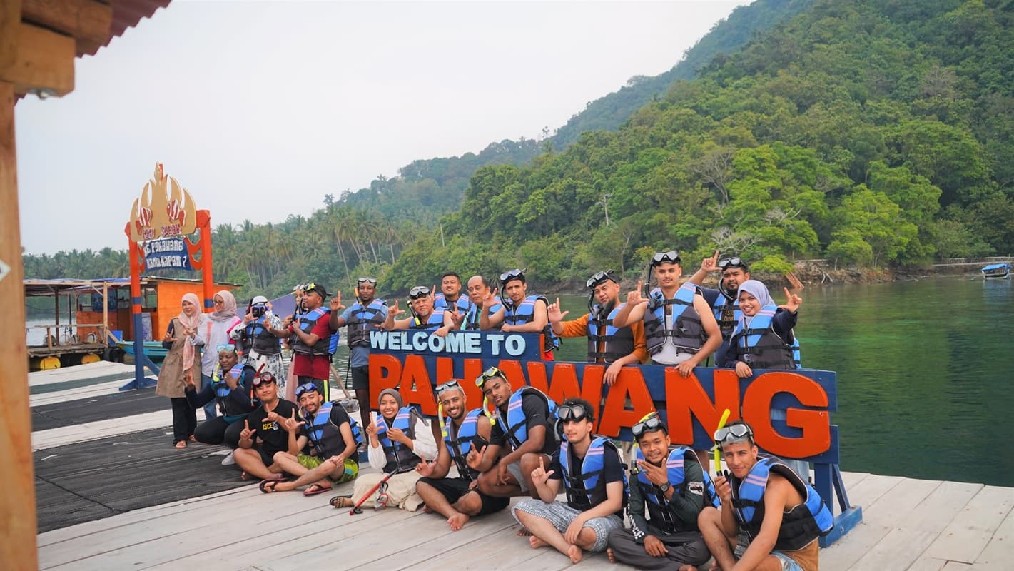 Mahasiswa Internasional ISCE Itera Pelajari Pariwisata Berbasis Masyarakat di Pulau Pahawang