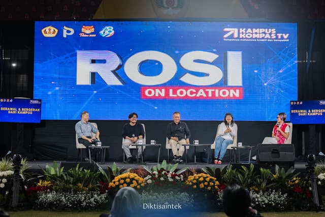 Wamendiktisaintek Stella Christie Menghadiri Talk Show Rosi On Location - Kampus Kompas TV X Unpad Berawal Dan Bergerak Dari Kampus