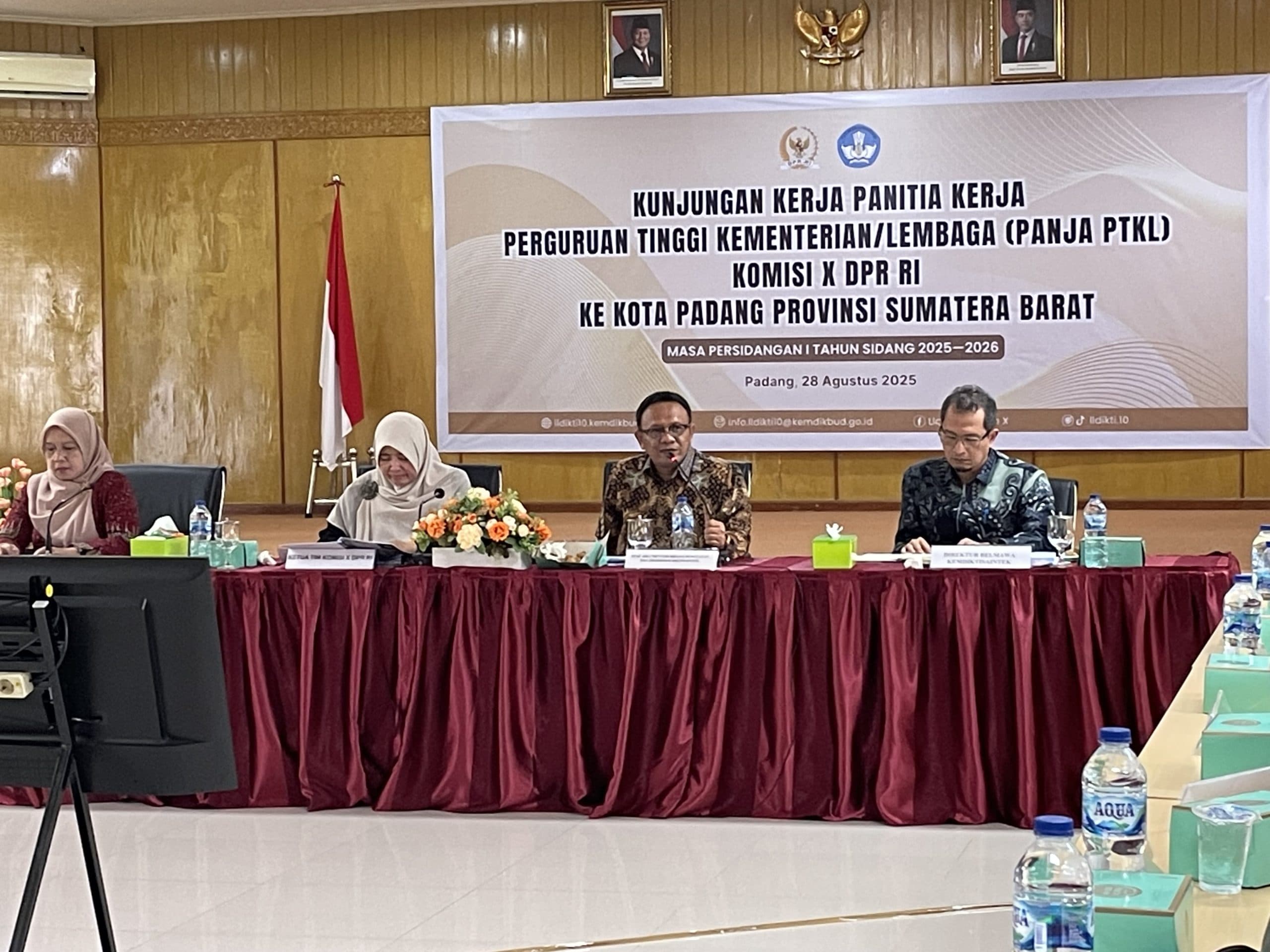 Kemdiktisaintek dan DPR RI Sinergikan Penguatan PTKL di LLDikti Wilayah X