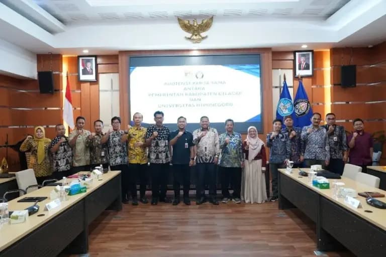 Audiensi UNDIP–Pemkab Cilacap: Perkuat Kolaborasi Potensi SDM Berbasis Riset dan Inovasi Daerah