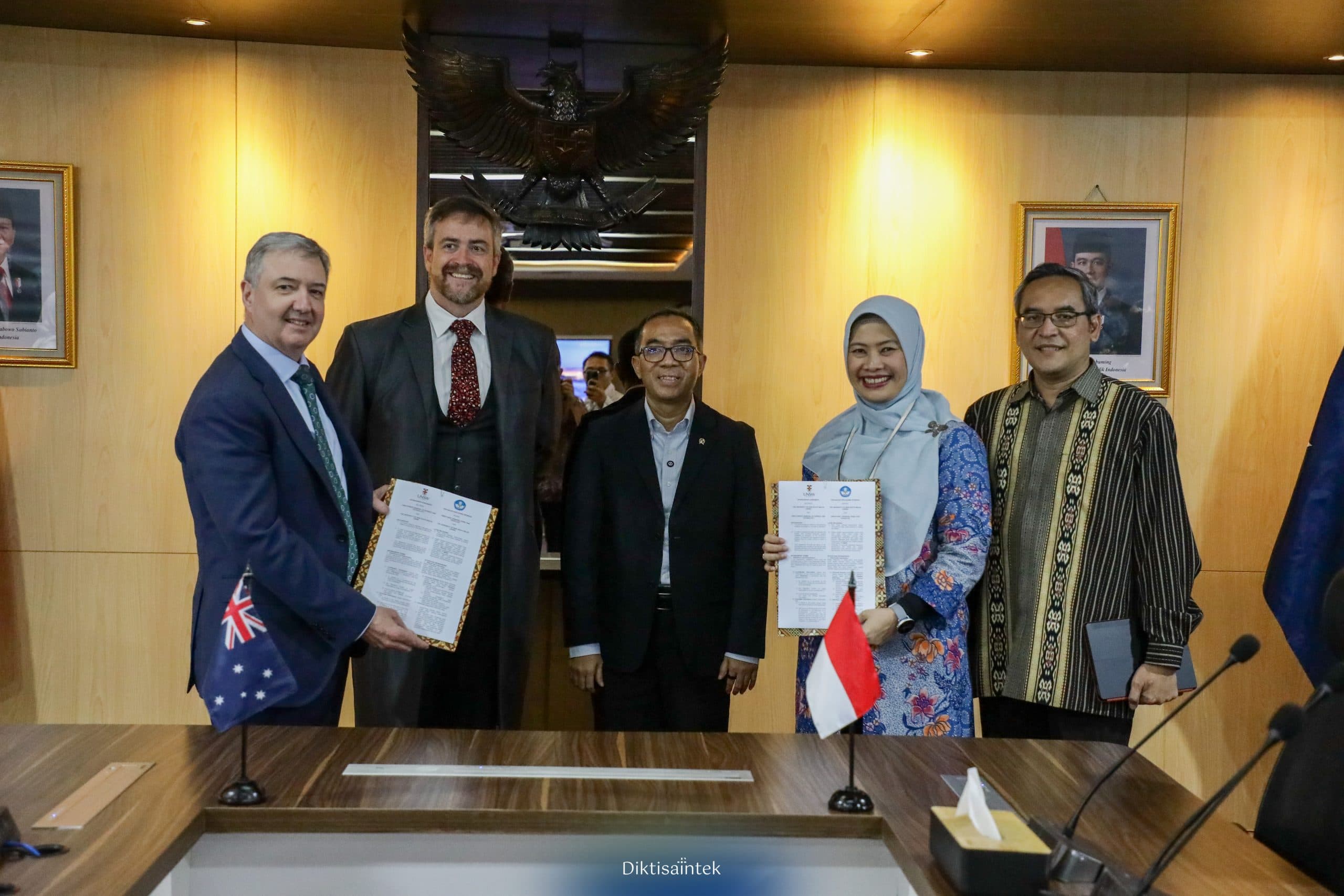 Kemdiktisaintek dan UNSW Bahas Penguatan Kerja Sama Pendidikan Tinggi, Riset, dan Ekosistem Startup