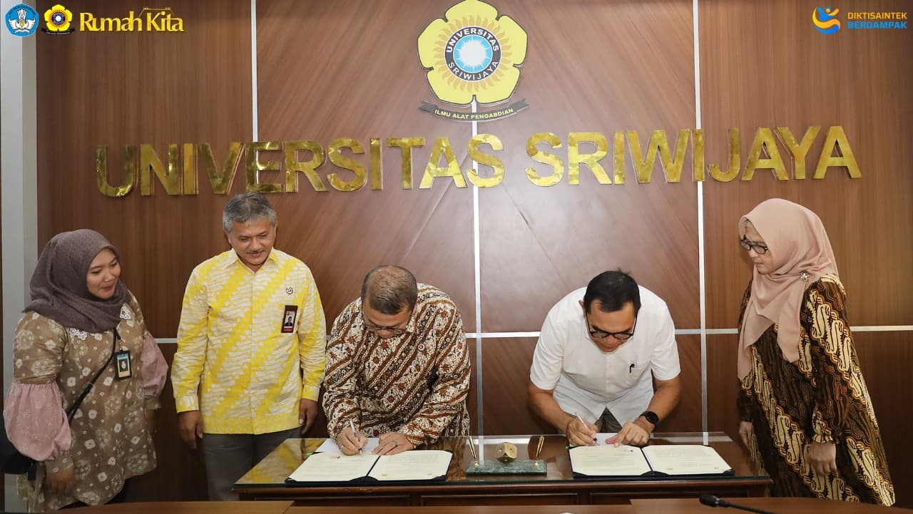 UNSRI dan BRIN Tandatangani Perjanjian Kerja Sama Tentang Sinergi Distribusi Informasi Bidang Riset dan Inovasi