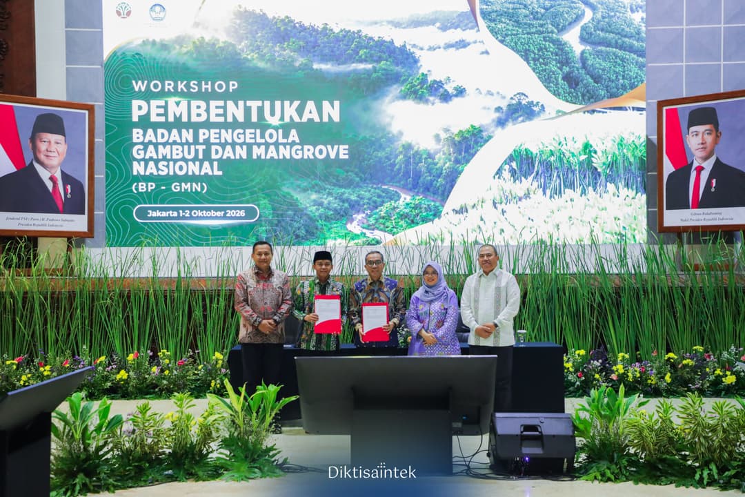 Mendiktisaintek dan Menhut Dorong Riset dan Kepakaran Perguruan Tinggi Dukung Pembentukan BP-GMN